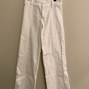White Denim Pants
